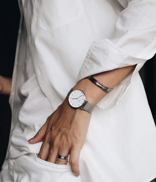 Đồng hồ Daniel Wellington DW00100220 Nữ Quartz Dây Inox (Thép Không Gỉ)