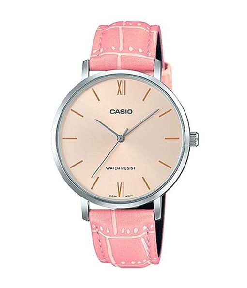 Hình ảnh Đồng Hồ Nữ Casio LTP-VT01L-4BUDF Dây Da Mặt Tròn Pin Quartz SHOPDONGHO.com