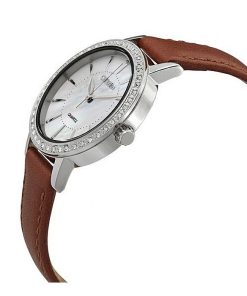 Hình ảnh đồng hồ Nữ Citizen EL3040-12D Pin (Quartz) - Tròn - Dây Da chính hãng