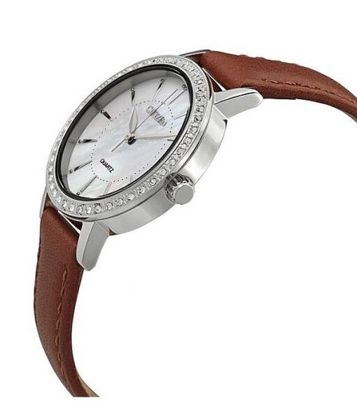 Hình ảnh đồng hồ Nữ Citizen EL3040-12D Pin (Quartz) - Tròn - Dây Da chính hãng