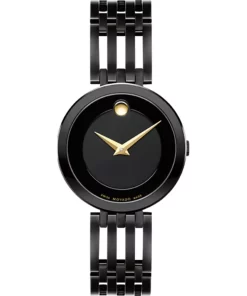 Movado Esperanza Quartz Black Watch 28mm