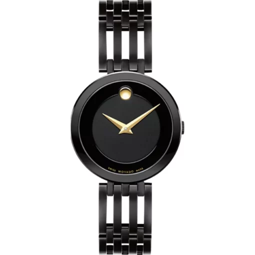 Movado Esperanza Quartz Black Watch 28mm