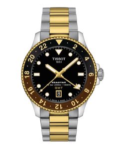 Đồng hồ nam Tissot Seastar 1000 Quartz GMT T120.852.22.051.00 (T1208522205100)