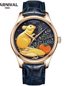 Đồng hồ nam chính hãng Carnival Chuột Vàng