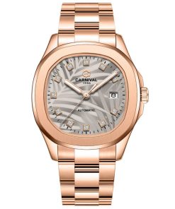 ĐỒNG HỒ CARNIVAL 8115G RG-T-X Mặt lá cọ