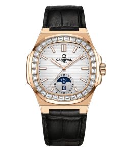 Đồng Hồ Nam Carnival 8110G1 Automatic White