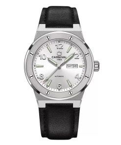 Đồng Hồ Nam Carnival 8089G Automatic White