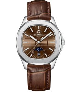 Đồng Hồ Nam Carnival G8113-BR Nautilus Automatic