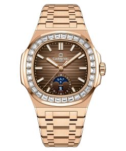 Đồng Hồ Nam Carnival 8110G1.KL Automatic Brown