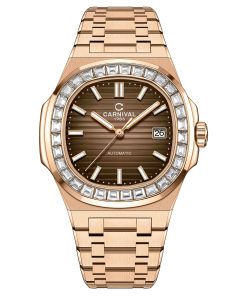 Đồng Hồ Nam Carnival 8108G1.KL Automatic Brown