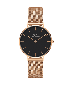 Petite Melrose Black Rose Gold
