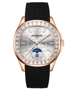 Đồng Hồ Nam Carnival 8113R-VH-CS-W