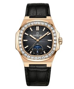 Đồng Hồ Nam Carnival 8110G1 Automatic Black