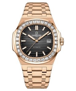 Đồng Hồ Nam Carnival 8108G1.KL Automatic Black