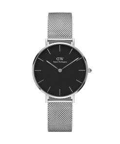 Petite Sterling Black Silver