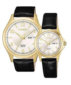 Đồng Hồ Cặp Citizen BF2003-25A (Nam) - EQ0593-26A (Nữ)