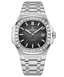 Đồng Hồ Nam Carnival 8018G Automatic Black