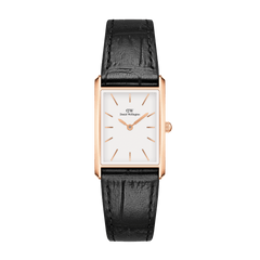 Bound Black Crocodile Rose Gold