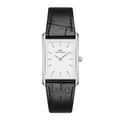 Bound Black Crocodile Silver