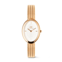 Juliette Braided Mesh White Sunray Rose Gold