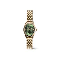 Ophelia Mini Emerald Gold