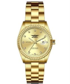ĐỒNG HỒ NEWSKY NS5020L.S05 Nữ máy quartz Kính sapphire Size 31mm 3ATM