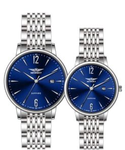 ĐỒNG HỒ NS5010GL.S06 Nam+Nữ dây Thép không gỉ kính Sapphire Máy Nhật