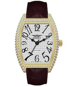 ĐỒNG HỒ NEWSKY NS5003L.L07 Nữ máy quartz Kính sapphire Size 28x38mm 3ATM