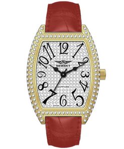 ĐỒNG HỒ NEWSKY NS5003L.L08 Nữ Máy quartz Kính sapphire Size 28x38mm 3ATM