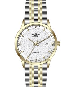 ĐỒNG HỒ NEWSKY NS5504G.S04 nam máy quartz kính sapphire size 38mm 3ATM