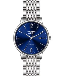 ĐỒNG HỒ NEWSKY NS5010G.S06 Nam máy quartz kính sapphire size 38mm 3ATM