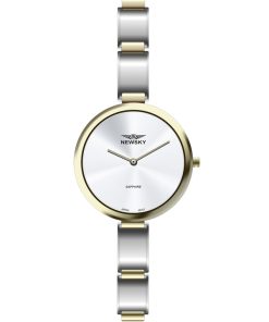 ĐỒNG HỒ NEWSKY NS5012L.S03 Nữ máy quartz Kính sapphire Size 27,5mm 3ATM