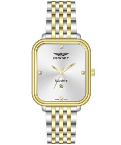 ĐỒNG HỒ NEWSKY NS5016G.S03 Nam máy quartz kính sapphire 3ATM