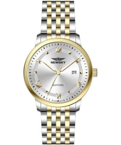 ĐỒNG HỒ NEWSKY NS5019G.S02 Nam máy quartz kính sapphire size 40mm 3ATM