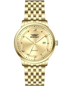 ĐỒNG HỒ NEWSKY NS5019G.S04 Nam máy quartz kính sapphire size 40mm 3ATM