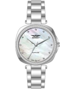 ĐỒNG HỒ NEWSKY NS5022L.S01 Nữ máy quartz kính sapphire size 35mm 3ATM
