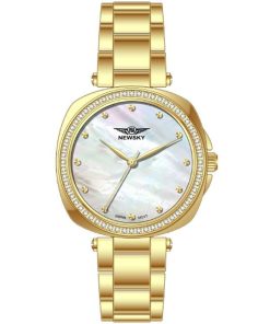 ĐỒNG HỒ NEWSKY NS5022L.S04 Nữ máy quartz kính sapphire size 35mm 3ATM