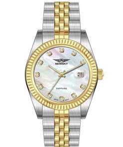 ĐỒNG HỒ NEWSKY NS5023G.S03 Nam máy quartz kính sapphire size 40mm 3ATM