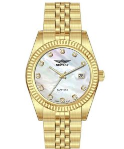 ĐỒNG HỒ NEWSKY NS5023G.S04 Nam máy quartz kính sapphire size 40mm 3ATM