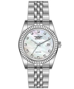 ĐỒNG HỒ NEWSKY NS5023L.S01 Nữ máy quartz kính sapphire size 31mm 3ATM