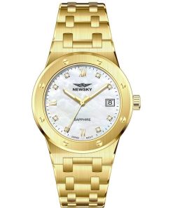 ĐỒNG HỒ NEWSKY NS5024L.S03 Nữ máy quartz kính sapphire 5ATM