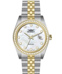 ĐỒNG HỒ NEWSKY NS5026G.S03 Nam máy quartz kính sapphire size 40mm 3ATM