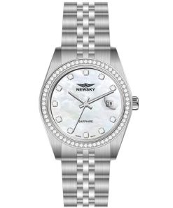 ĐỒNG HỒ NEWSKY NS5026L.S01 Nữ máy quartz kính sapphire size 31mm 3ATM