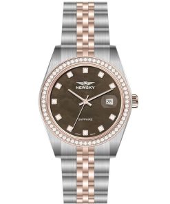 ĐỒNG HỒ NEWSKY NS5026L.S04 Nữ máy quartz kính sapphire size 31mm 3ATM