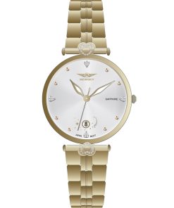 ĐỒNG HỒ NEWSKY NS5501L.S05 nữ máy quartz kính sapphire size 30mm 3ATM