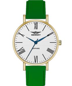 ĐỒNG HỒ NEWSKY NS5502L.L04 nữ máy quartz kính sapphire size 30mm 3ATM