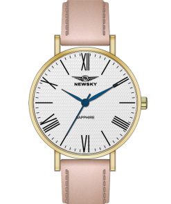 ĐỒNG HỒ NEWSKY NS5502L.L05 nữ máy quartz kính sapphire size 30mm 3ATM