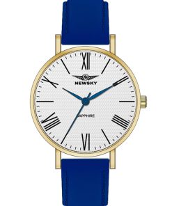 ĐỒNG HỒ NEWSKY NS5502L.L06 nữ máy quartz kính sapphire size 30mm 3ATM