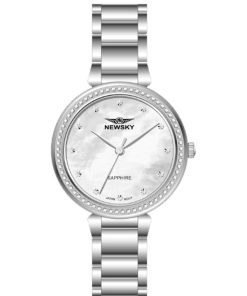 ĐỒNG HỒ NEWSKY NS5508L.S01 Nữ máy quartz kính sapphire size 30mm 3ATM