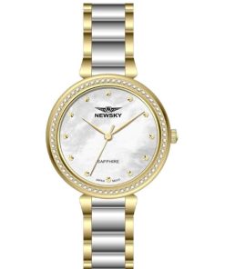 ĐỒNG HỒ NEWSKY NS5508L.S02 Nữ máy quartz kính sapphire size 30mm 3ATM